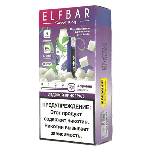 Купить ELFBAR 30000 SWEET KING — вейп с доставкой по России
